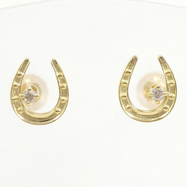 K18 Yellow Gold Diamond Earrings