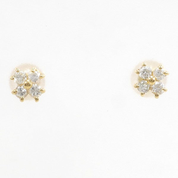 K18 Yellow Gold Diamond Earrings