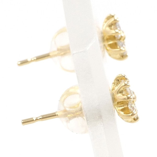 K18 Yellow Gold Diamond Earrings