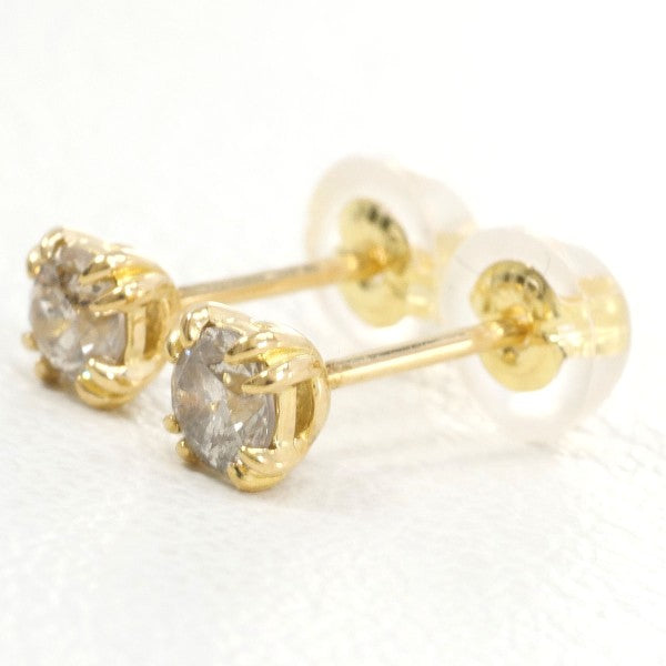 K18 Yellow Gold Diamond Earrings