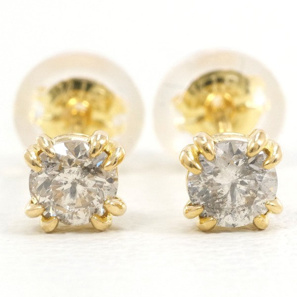 K18 Yellow Gold Diamond Earrings