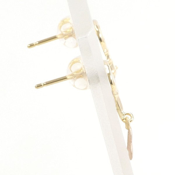 K18 Yellow Gold Pink Gold Earrings