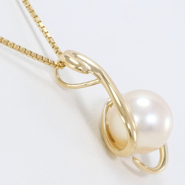 K18 Yellow Gold Pearl Necklace