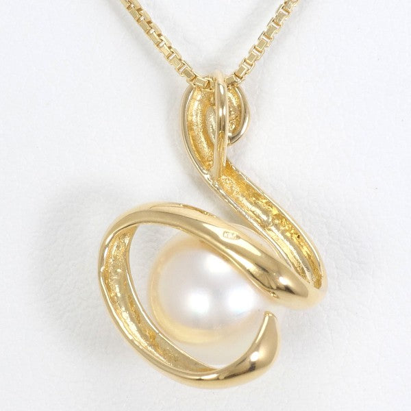 K18 Yellow Gold Pearl Necklace