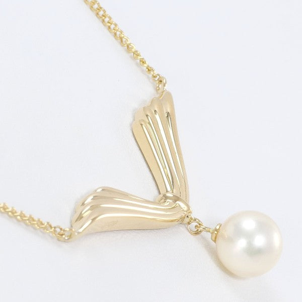 K18 Yellow Gold Pearl Necklace