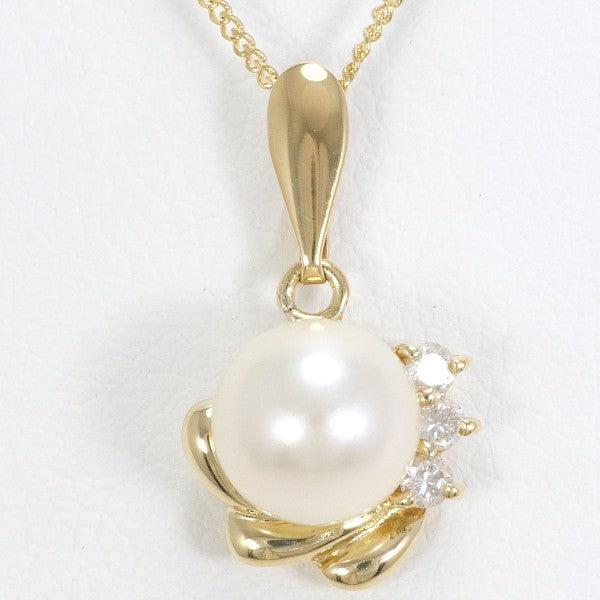 K18 Yellow Gold Pearl Necklace