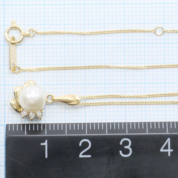 K18 Yellow Gold Pearl Necklace