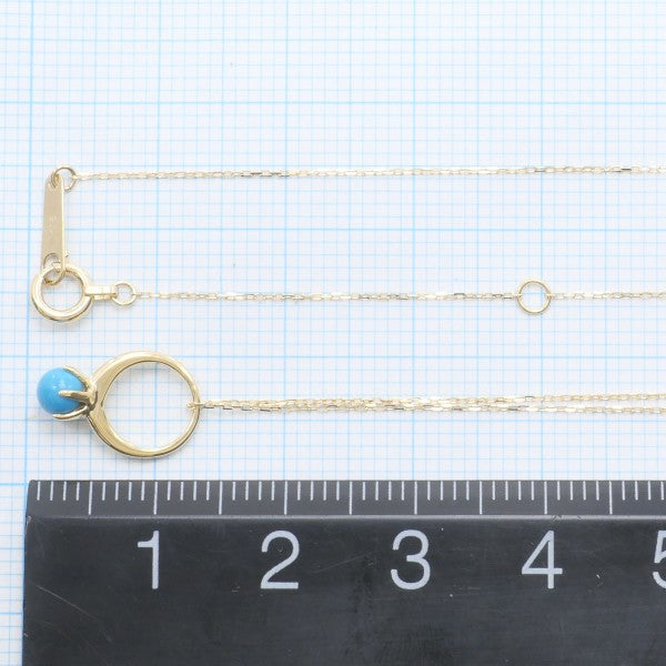 K18 Yellow Gold Turquoise Necklace