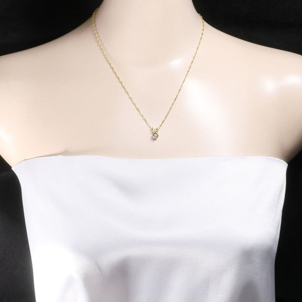 K18 Yellow Gold Diamond Necklace 0.17ct