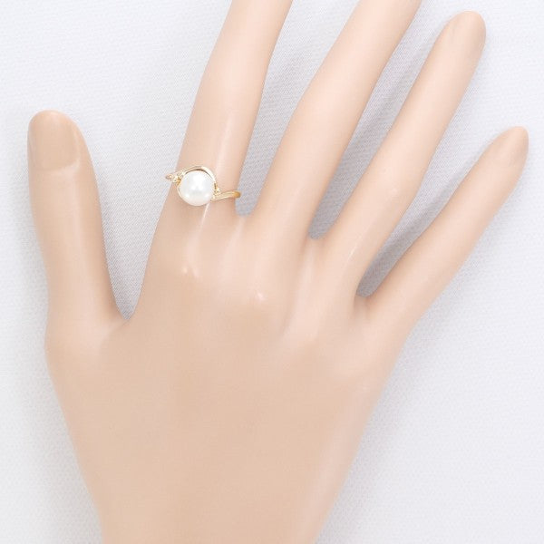 K18 Yellow Gold Pearl Ring 10