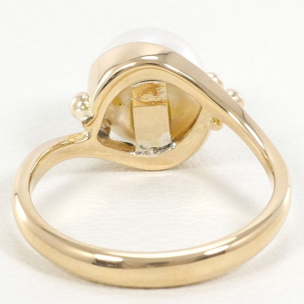 K18 Yellow Gold Pearl Ring 10