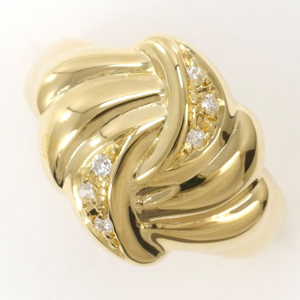 K18 Yellow Gold Diamond Ring