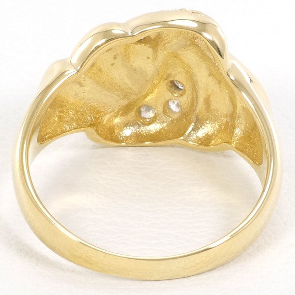 K18 Yellow Gold Diamond Ring