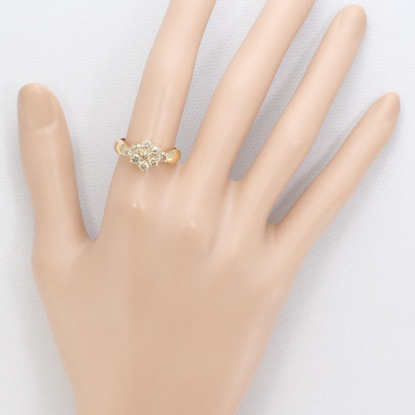 K18 Yellow Gold Brown Diamond Ring