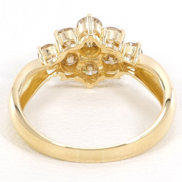 K18 Yellow Gold Brown Diamond Ring