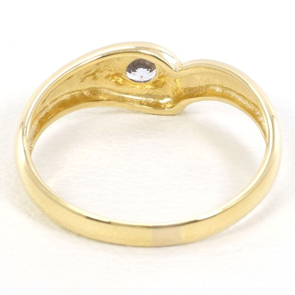 K18 Yellow Gold Ring 13.5