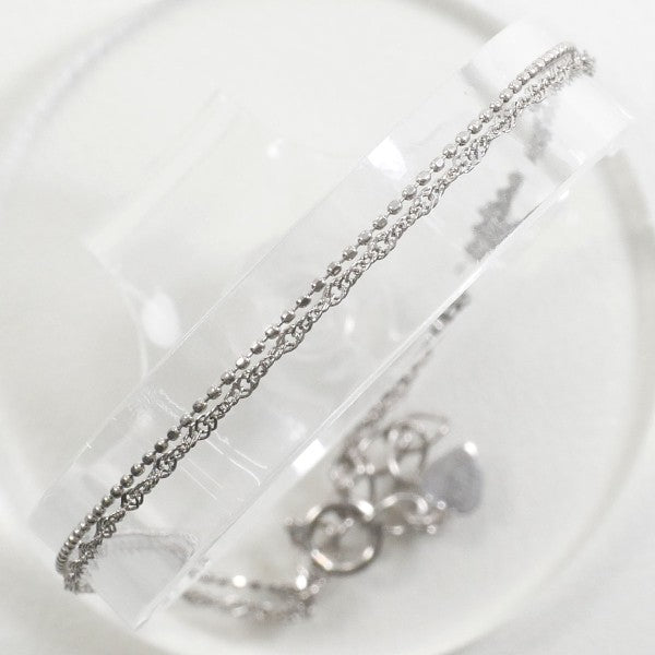 K18 White Gold Bracelet Anklet