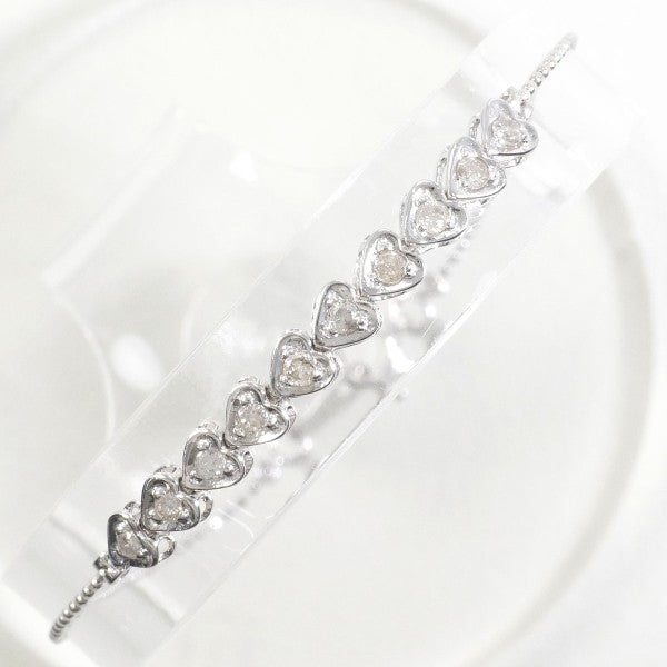 K18 White Gold Diamond Bracelet