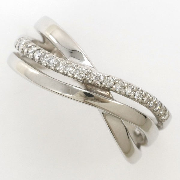 K18 White Gold Diamond Ring 15