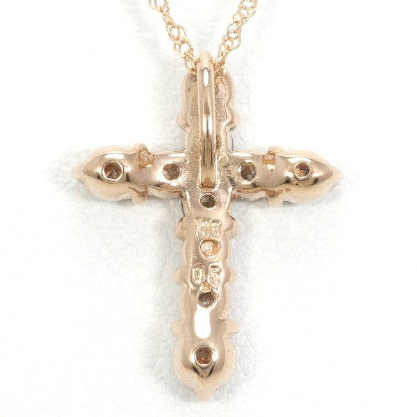 K18 Pink Gold Diamond Necklace