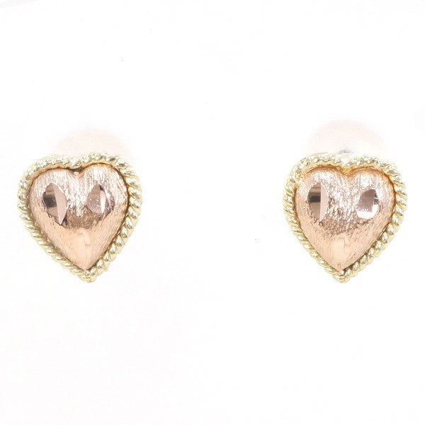 14K Yellow Pink Gold Earrings