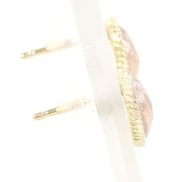 14K Yellow Pink Gold Earrings