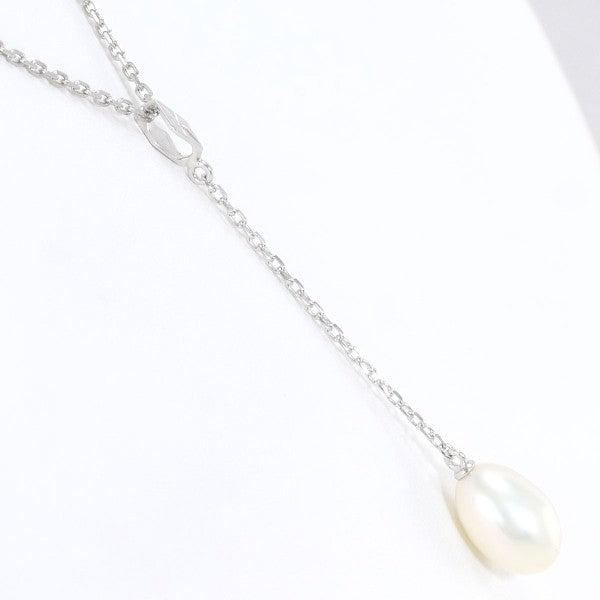 Mikimoto K18 White Gold Pearl Necklace