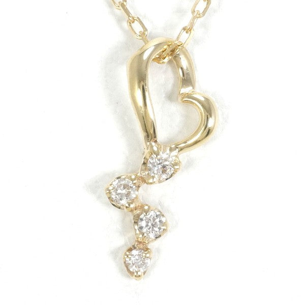 K10 Yellow Gold Diamond Necklace