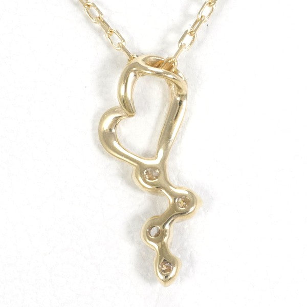 K10 Yellow Gold Diamond Necklace