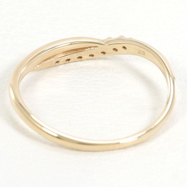 K10 Yellow Gold Diamond Ring