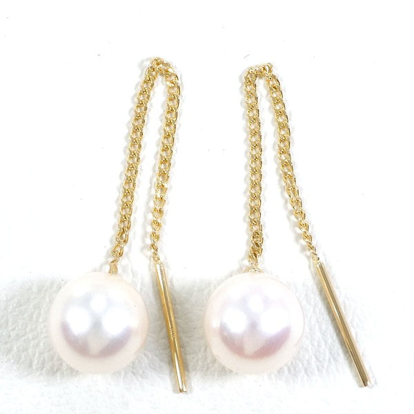 K18 Yellow Gold Pearl Earrings