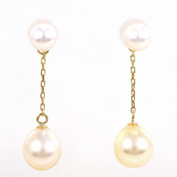 K18 Yellow Gold Pearl Earrings