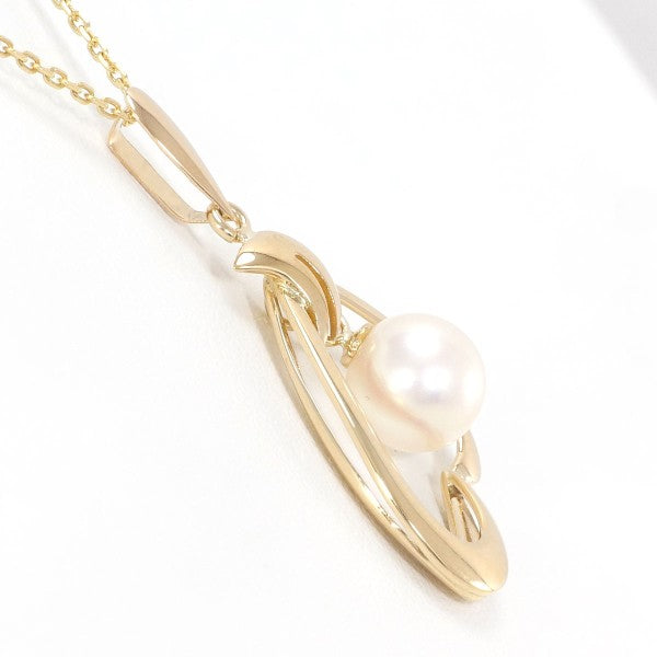 K18 Yellow Gold Pearl Necklace