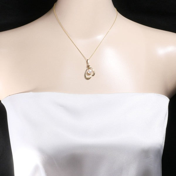 K18 Yellow Gold Pearl Necklace