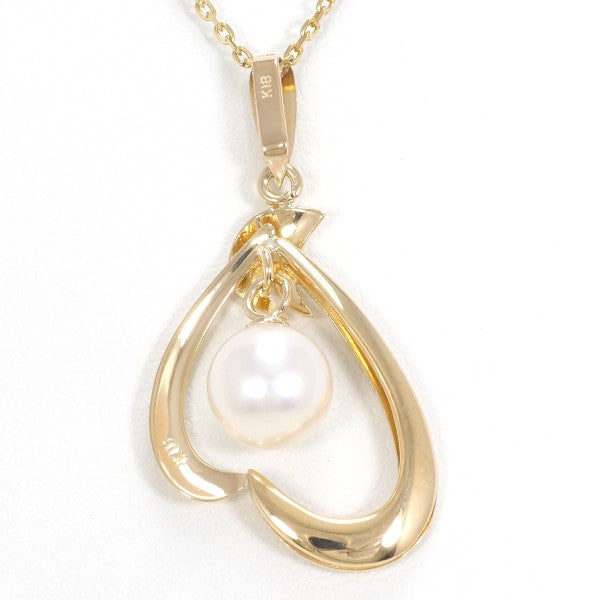 K18 Yellow Gold Pearl Necklace