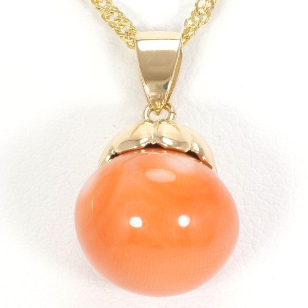 K18 Yellow Gold Coral Necklace