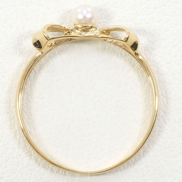 K18 Yellow Gold Pearl Ring