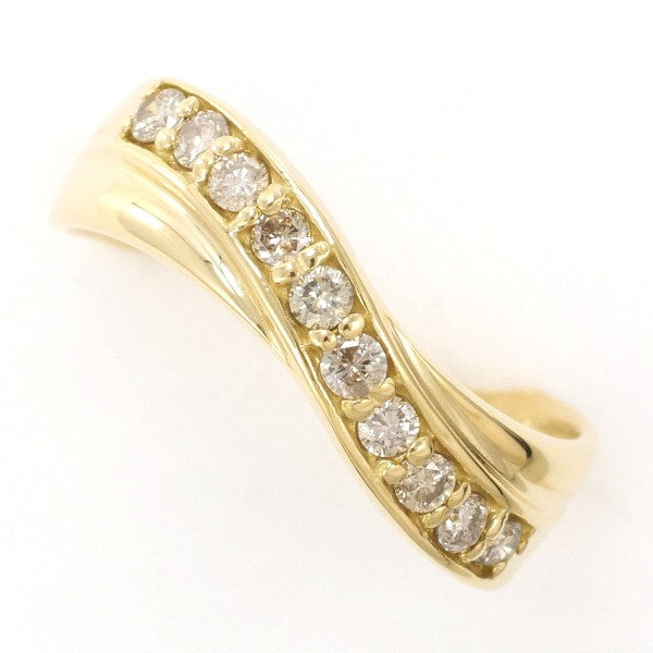 K18 Yellow Gold Diamond Ring