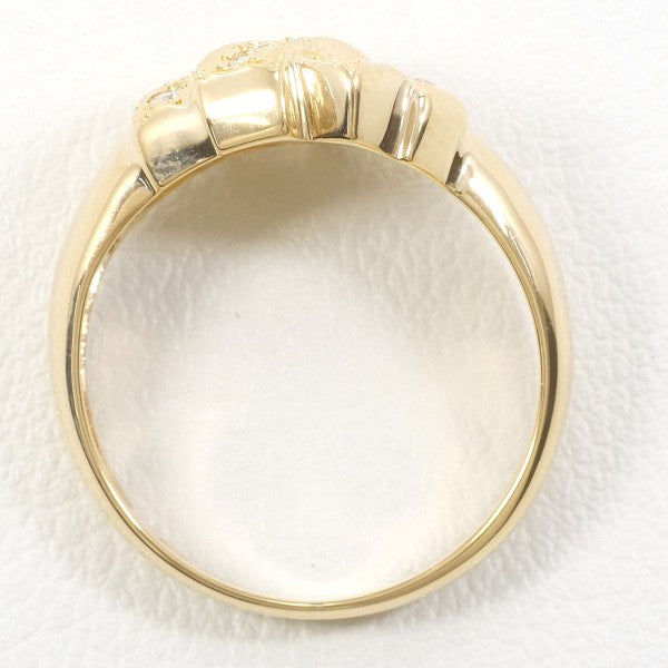 K18 Yellow Gold Diamond Ring 9.5