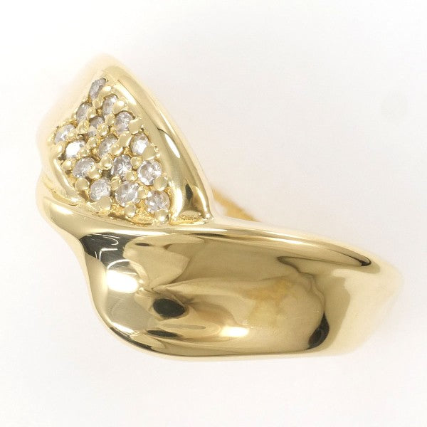 K18 Yellow Gold Diamond Ring 14