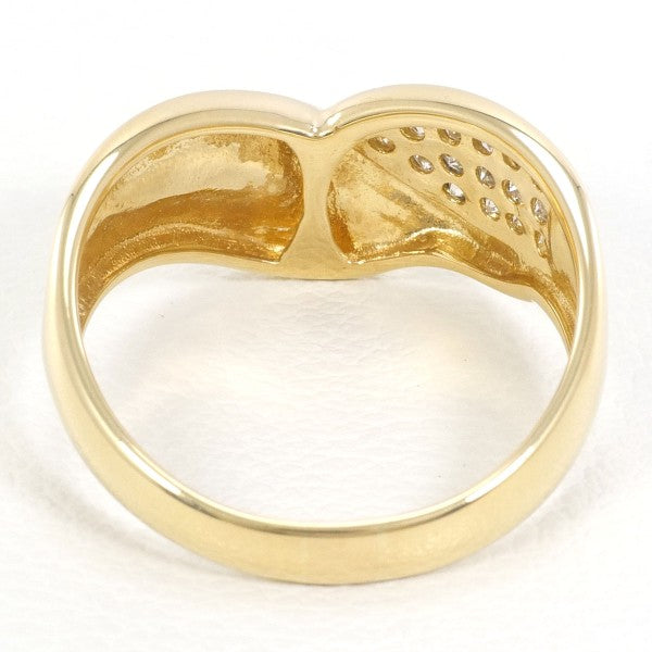 K18 Yellow Gold Diamond Ring 14