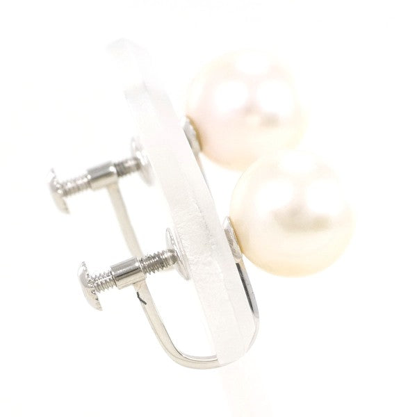 PT900 Platinum Pearl Earrings