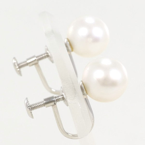 PT900 Platinum Pearl Earrings