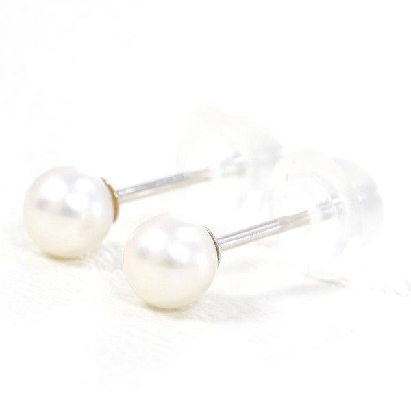 PT900 Platinum Pearl Earrings