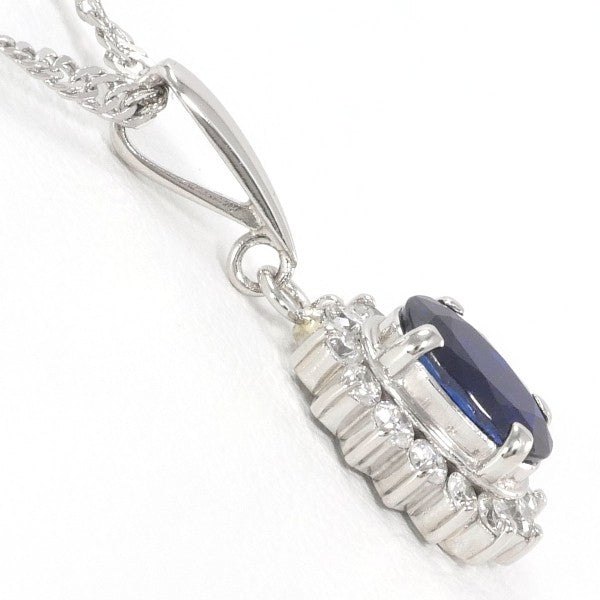 PT900 Platinum Sapphire Necklace