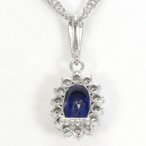 PT900 Platinum Sapphire Necklace