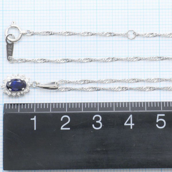 PT900 Platinum Sapphire Necklace