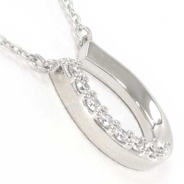 Platinum PT900 PT850 Diamond Necklace