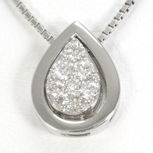 Platinum PT900 PT850 Diamond Necklace