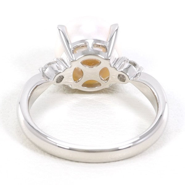 PT900 Platinum Pearl Ring 11